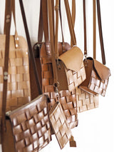 Näver Mini Shoulder Bag in Natural Leather