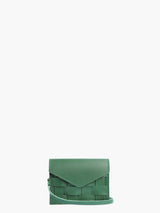 Näver Mini Shoulder Bag in Green Leather