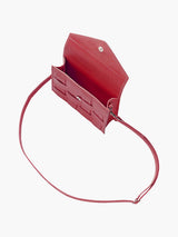 Näver Mini Shoulder Bag in Red Leather