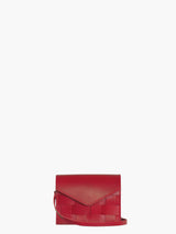 Näver Mini Shoulder Bag in Red Leather