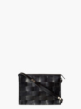 Näver Small Shoulder Bag in Black Leather
