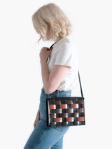 Näver Small Shoulder Bag in Multi Leather