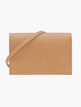 Skiffer Mini Shoulder Bag in Natural Leather