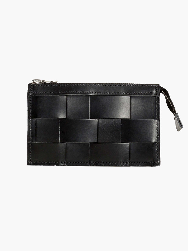 Näver Wallet in Black Leather